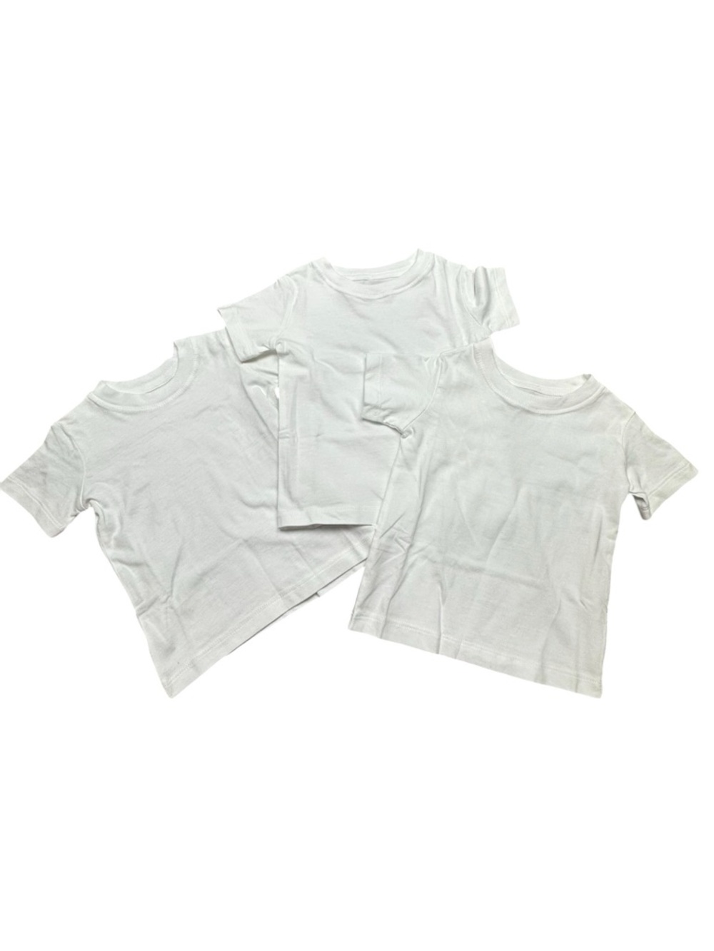 Pact Organic Baby White Short Sleeve Tee Pack